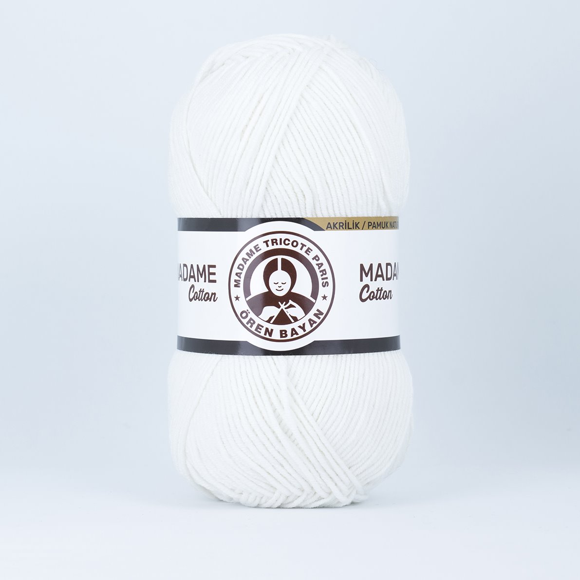 Yumuşak Pamuk Karışımı Örgü İpliği 3x100g – Dört Mevsim Kullanım – Madame Cotton #000