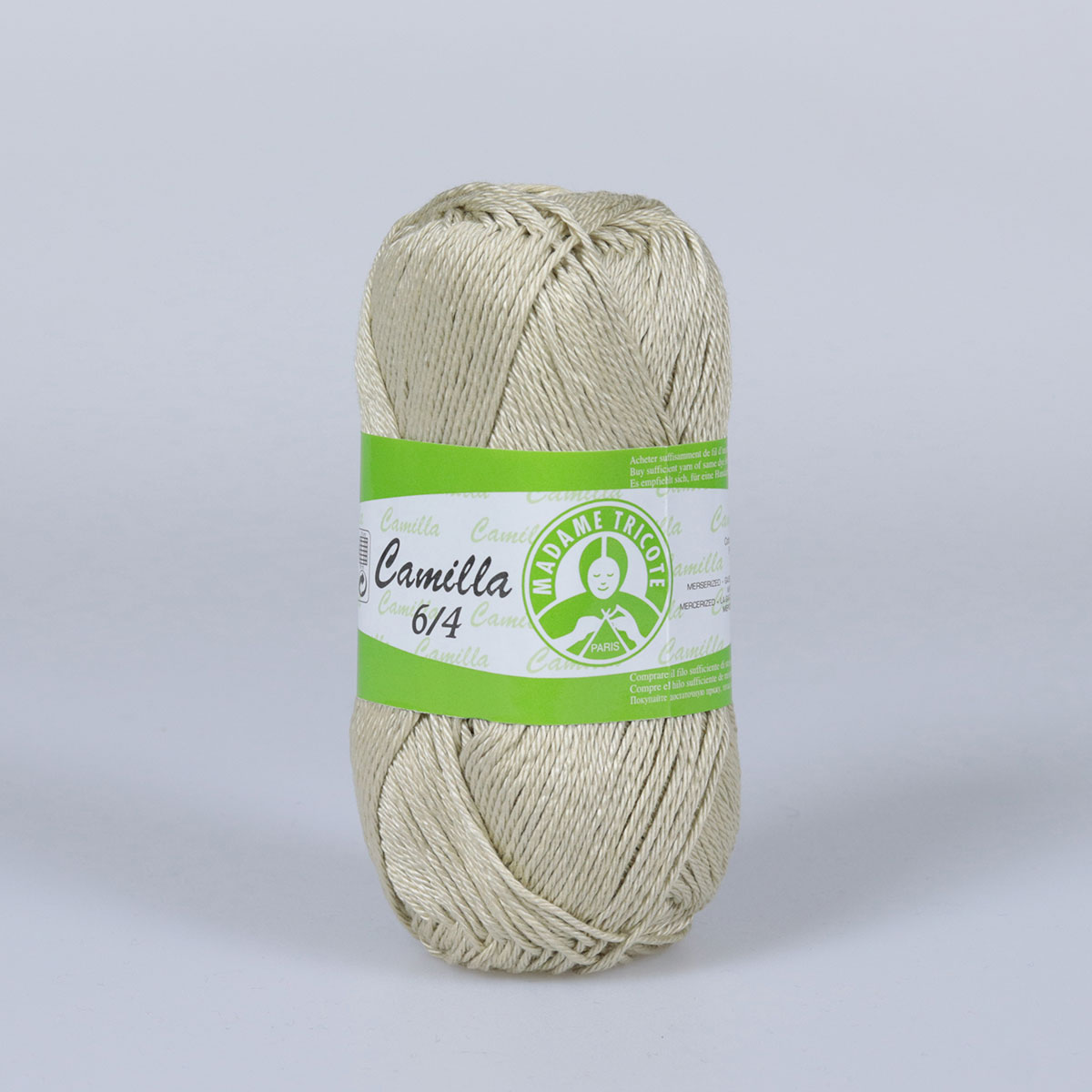 İnce ve Parlak Pamuklu Örgü İpliği 5x50g – Merserize – Camilla #5302