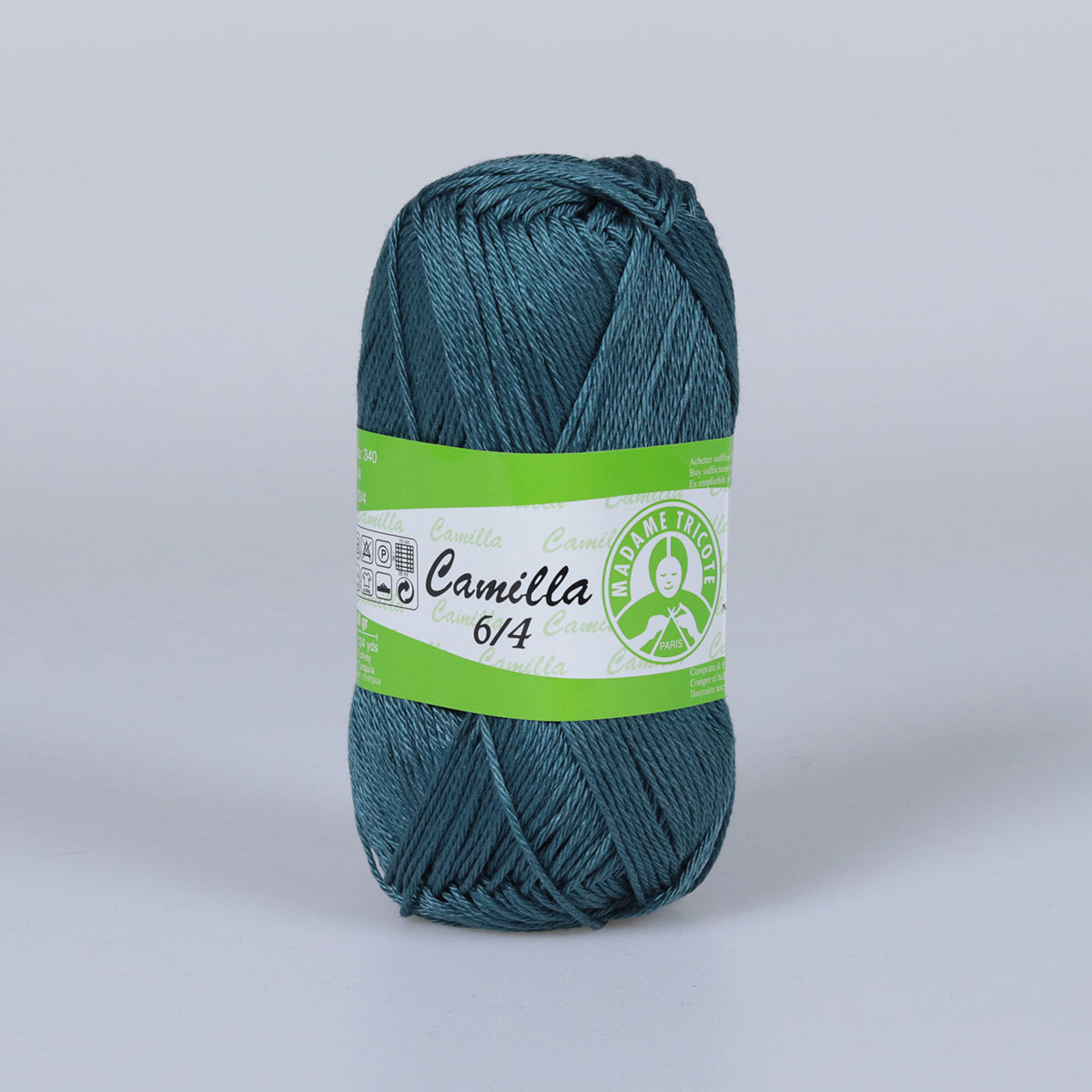 İnce ve Parlak Pamuklu Örgü İpliği 5x50g – Merserize – Camilla #4936